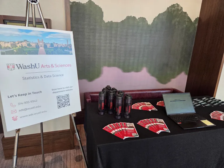 SDS Souvenirs on a table at JSM